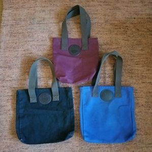 3 High Quality Canvas Tote Bags